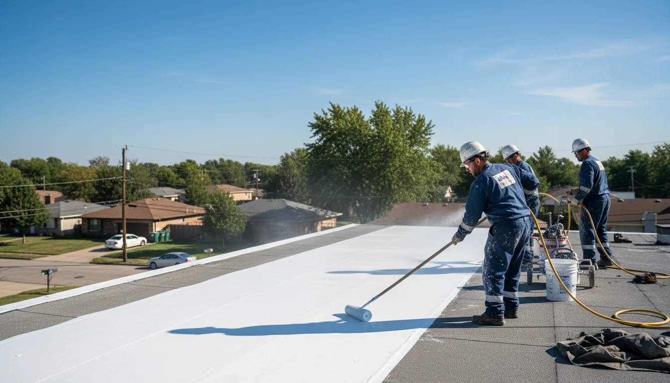 Commercial roof coating in New Marshfield, OH near me